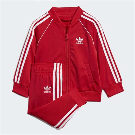 chándal adidas rojo